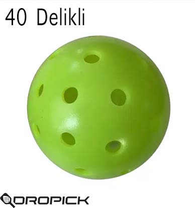 Pickleball Dış Saha Topu (40 delikli)