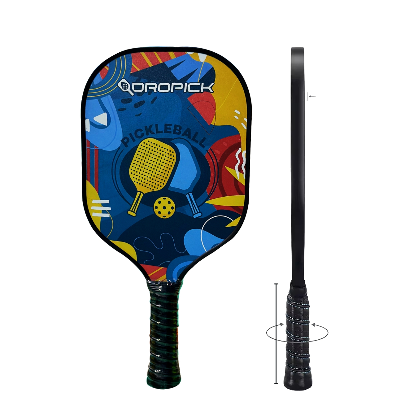 Dropick Flex PRO Serisi Karbon Fiber Yetişkin Pickleball Raketi