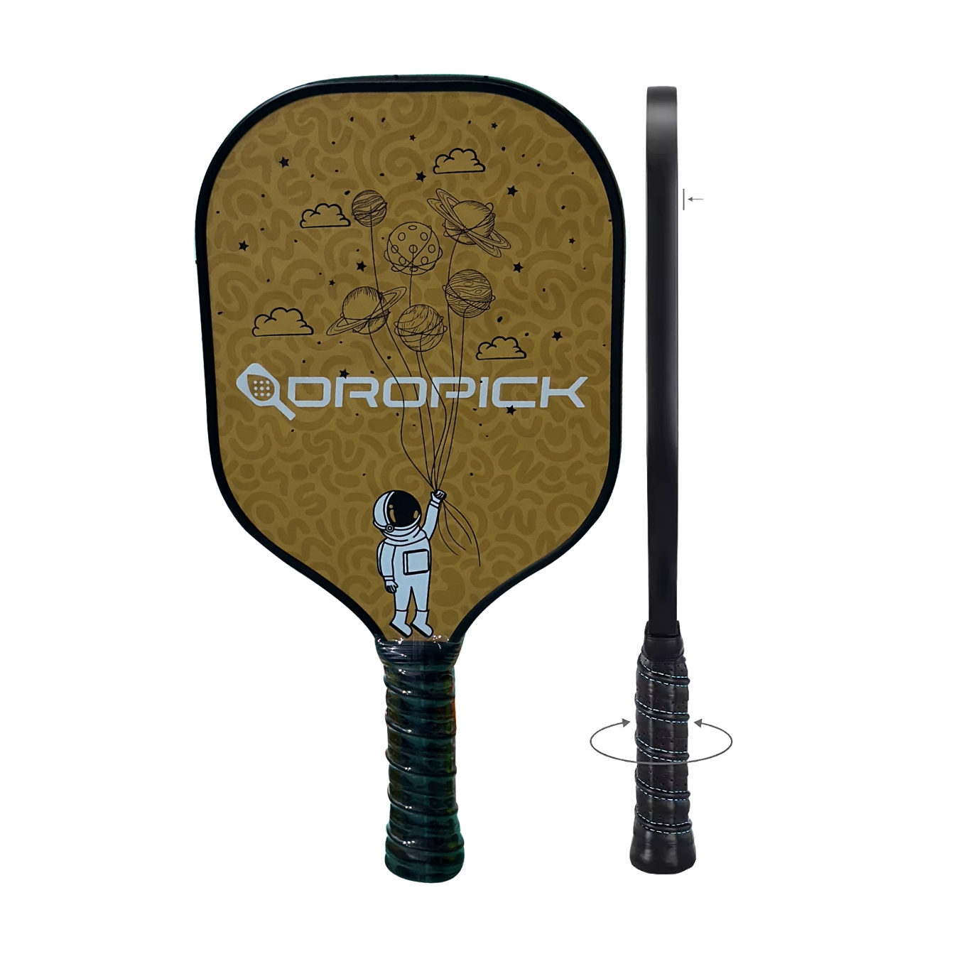 Dropick Space PRO Serisi Karbon Fiber Yetişkin Pickleball Raketi