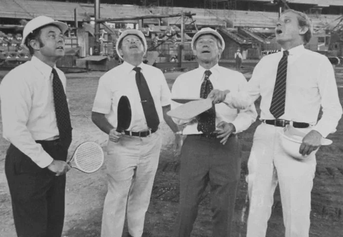 Pickleball kurucuları Joel Pritchard, Bill Bell ve Barney McCallum