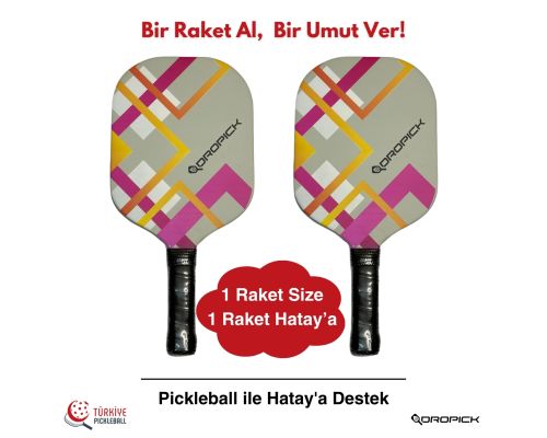 Dropick Common Elite Pro Fiber Glass Pickleball Raketi