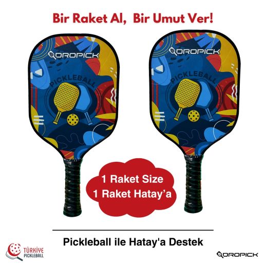 Dropick Flex Pro Serisi Karbon Fiber Pickleball Raketi