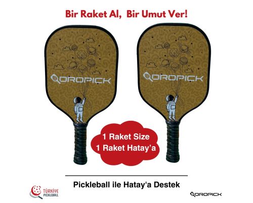 Dropick Space Pro Serisi Karbon Fiber Pickleball Raketi