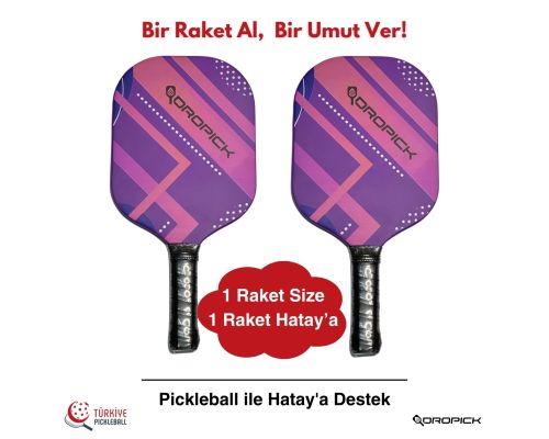 Dropick Unique Elite Pro Fiber Glass Pickleball Raketi