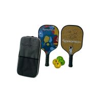 Karbon Fiber Pro Pickleball Raket Seti 2 Raket 4 Top