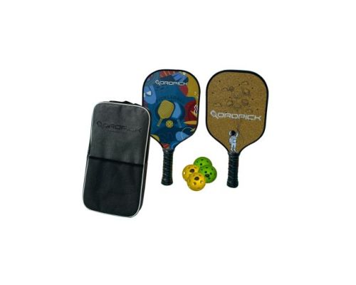 Karbon Fiber Pro Pickleball Raket Seti 2 Raket 4 Top