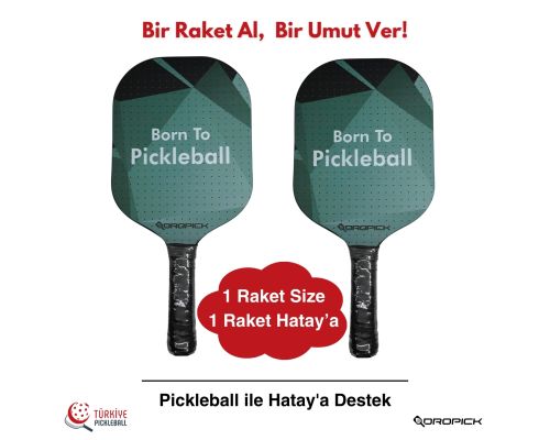 Dropick Born Elite Pro Fiberglass Çerçevesiz Pickleball Raket